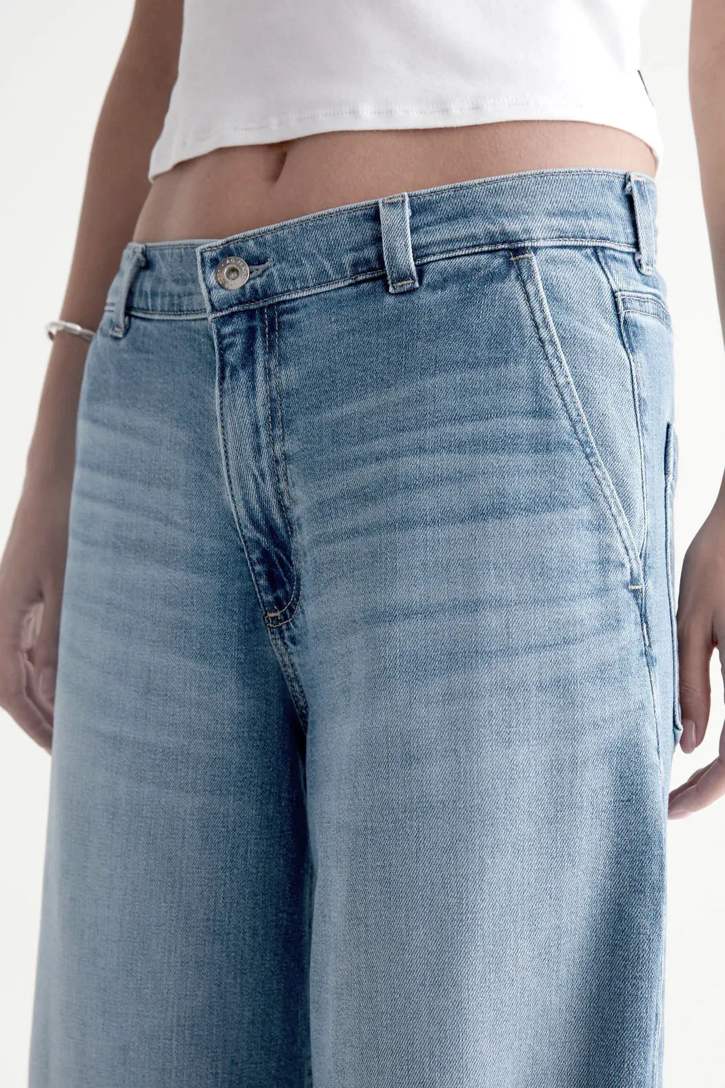 AG Stella Low Slung Palazzo Jeans