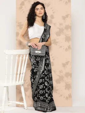 Floral Pure Cotton Saree