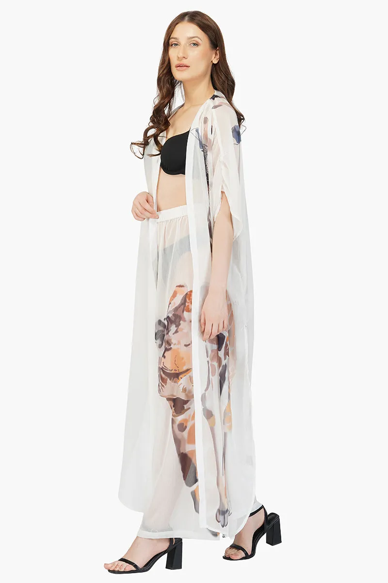 Giraffe Chiffon Cover Up Pants