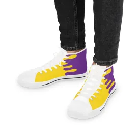 Intersexual Drip Rainbow Flag LGBTQ High Top Sneakers Unisex Size