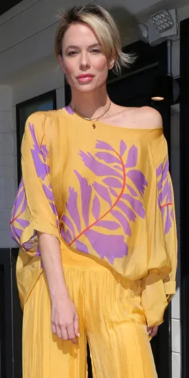 Seta Foglia Kaftan