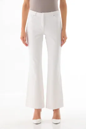 SZ Canvas Wide Leg Pants White