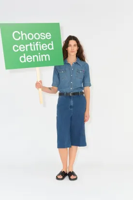 TRW-Ellen Bermuda Shorts Wash Dark Iowa