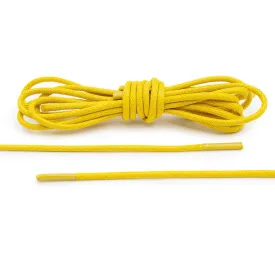 Yellow Waxed Dress Shoelaces