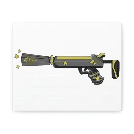 Yellow Weapon Stretched Canvas